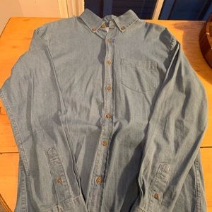 Old Navy Stretch Denim Button Down - Medium